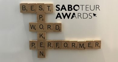 Saboteur Spotlight: Best Spoken Word Performer 2021, Luke Wright!