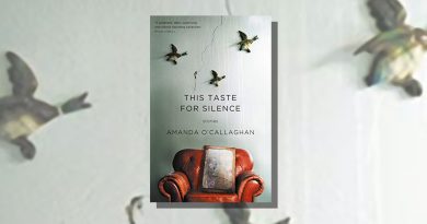 This Taste for Silence book cover featuring ducks on a living room wall